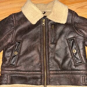 GAP Brown and Cream Kids Jacket